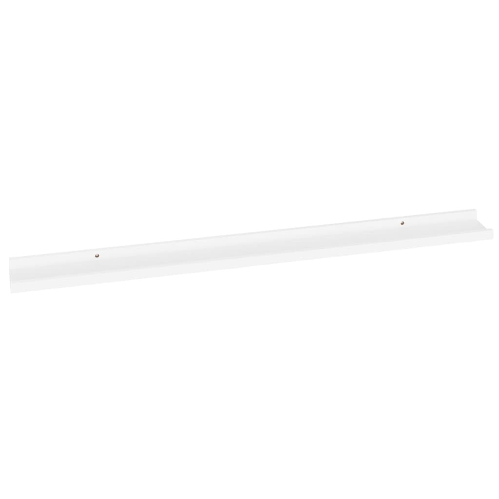 Wall Shelves 2 pcs White 39.4"x3.5"x1.2