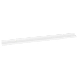 Wall Shelves 2 pcs White 39.4"x3.5"x1.2
