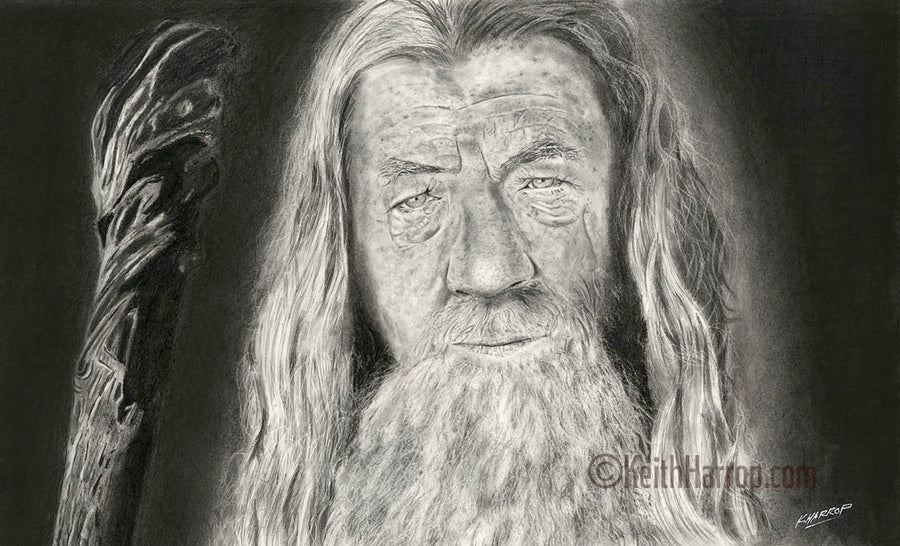 Gandalf  - Pencil Illustration