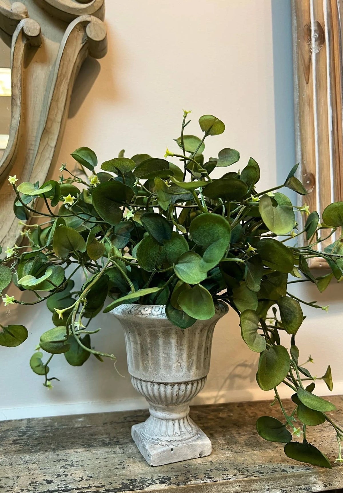 Cement Pedestal Planter Urn
