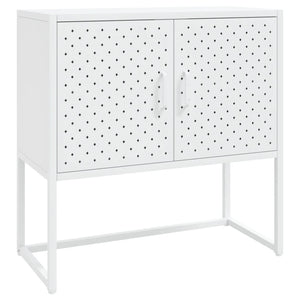 Sideboard White 29.5"x13.8"x29.5" Steel