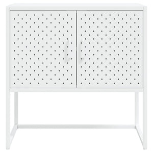 Sideboard White 29.5"x13.8"x29.5" Steel