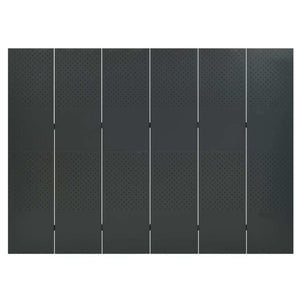 6-Panel Room Divider Anthracite 94.5"x70.9" Steel