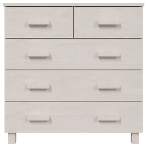 Sideboard HAMAR White 31.1"x15.7"x31.5" Solid Wood Pine