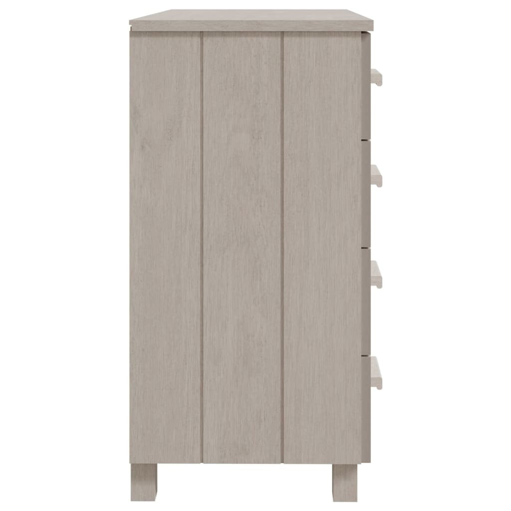 Sideboard HAMAR White 31.1"x15.7"x31.5" Solid Wood Pine