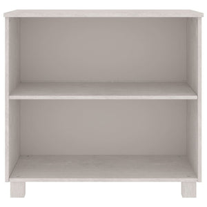 Sideboard HAMAR White 33.5"x13.8"x31.5" Solid Wood Pine