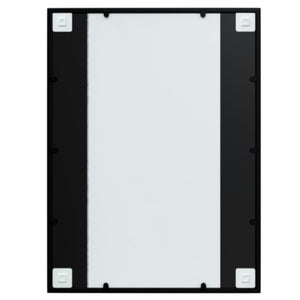 Wall Mirror Black 31.5"x23.6" Metal