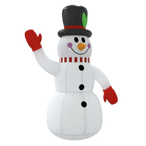 Inflatable Snowman with LEDs 8 ft