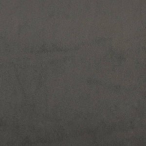 Bed Frame without Mattress Dark Gray 59.8"x79.9" Queen Velvet