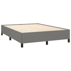 Bed Frame without Mattress Dark Gray 59.8"x79.9" Queen Fabric