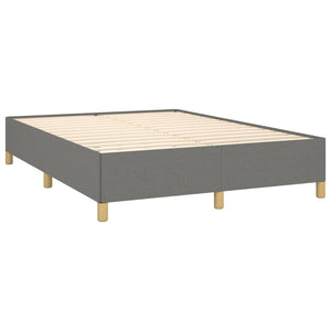 Bed Frame without Mattress Dark Gray 59.8"x79.9" Queen Fabric