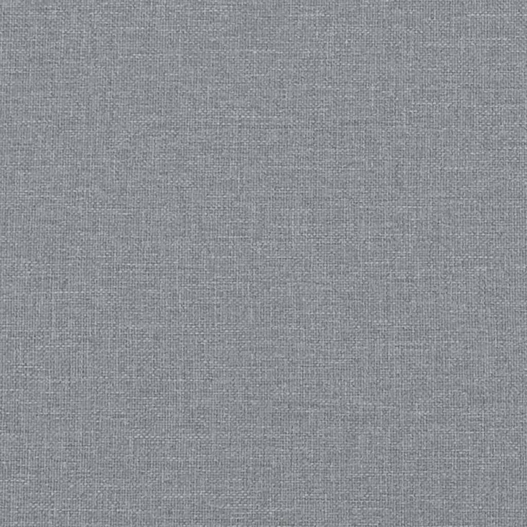 Footstool Light Gray 23.6"x19.7"x16.1" Fabric