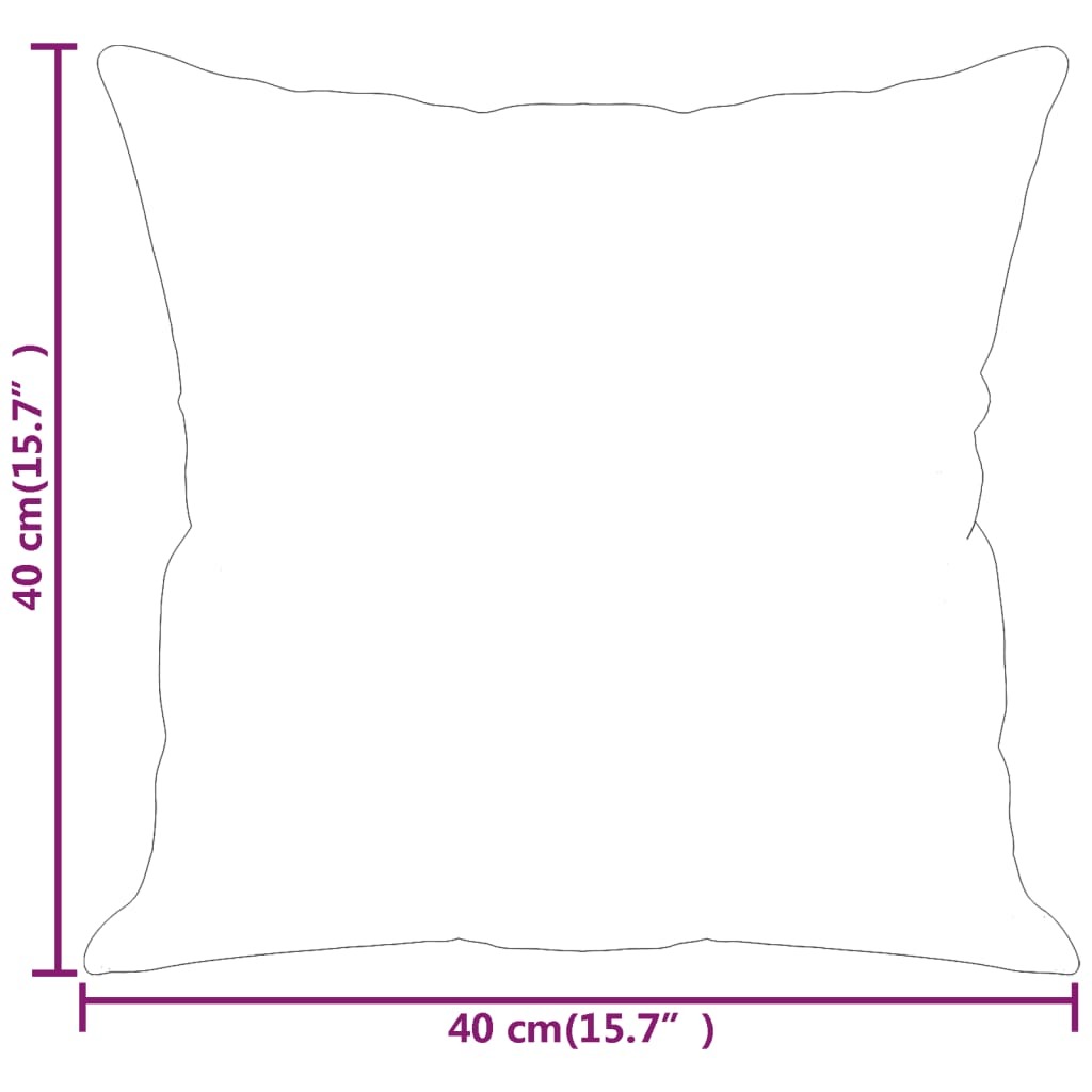Throw Pillows 2 pcs Light Gray 15.7"x15.7" Velvet