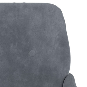 Bench Dark Gray 42.5"x31.1"x31.1" Velvet