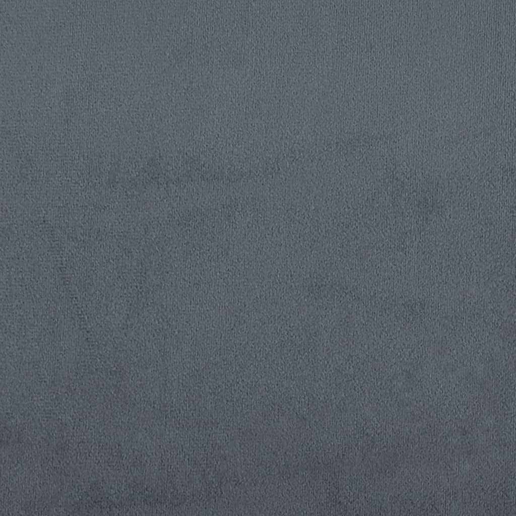 Bench Dark Gray 42.5"x31.1"x31.1" Velvet