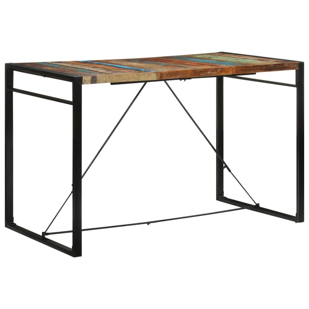 Bar Table 68.9"x35.4"x43.3" Solid Wood Reclaimed