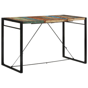 Bar Table 68.9"x35.4"x43.3" Solid Wood Reclaimed