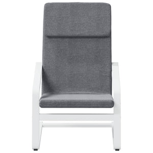 Relaxing Chair Dark Gray Fabric