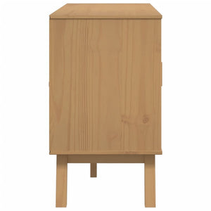 Sideboard OLDEN Brown 44.9"x16.9"x28.9" Solid Wood Pine