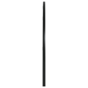 Wall Mirror Black 39.4"x19.7" Arch Iron