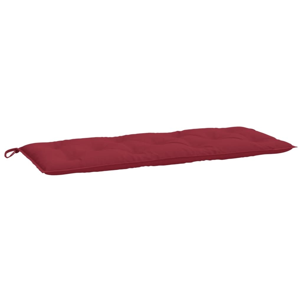 Garden Bench Cushion Wine Red 47.2"x19.7"x2.8" Oxford Fabric