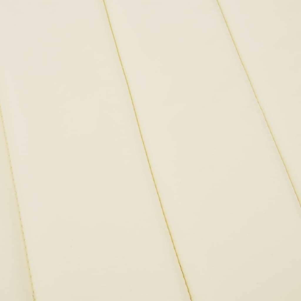 Sun Lounger Cushion Cream 70.9"x23.6"x1.6" Oxford Fabric
