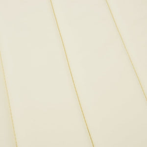 Sun Lounger Cushion Cream 70.9"x23.6"x1.6" Oxford Fabric