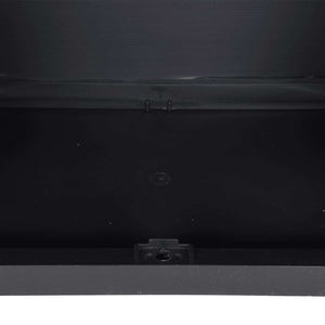 Outdoor Storage Cabinet Gray and Black 38.2"x14.6"x33.5" PP