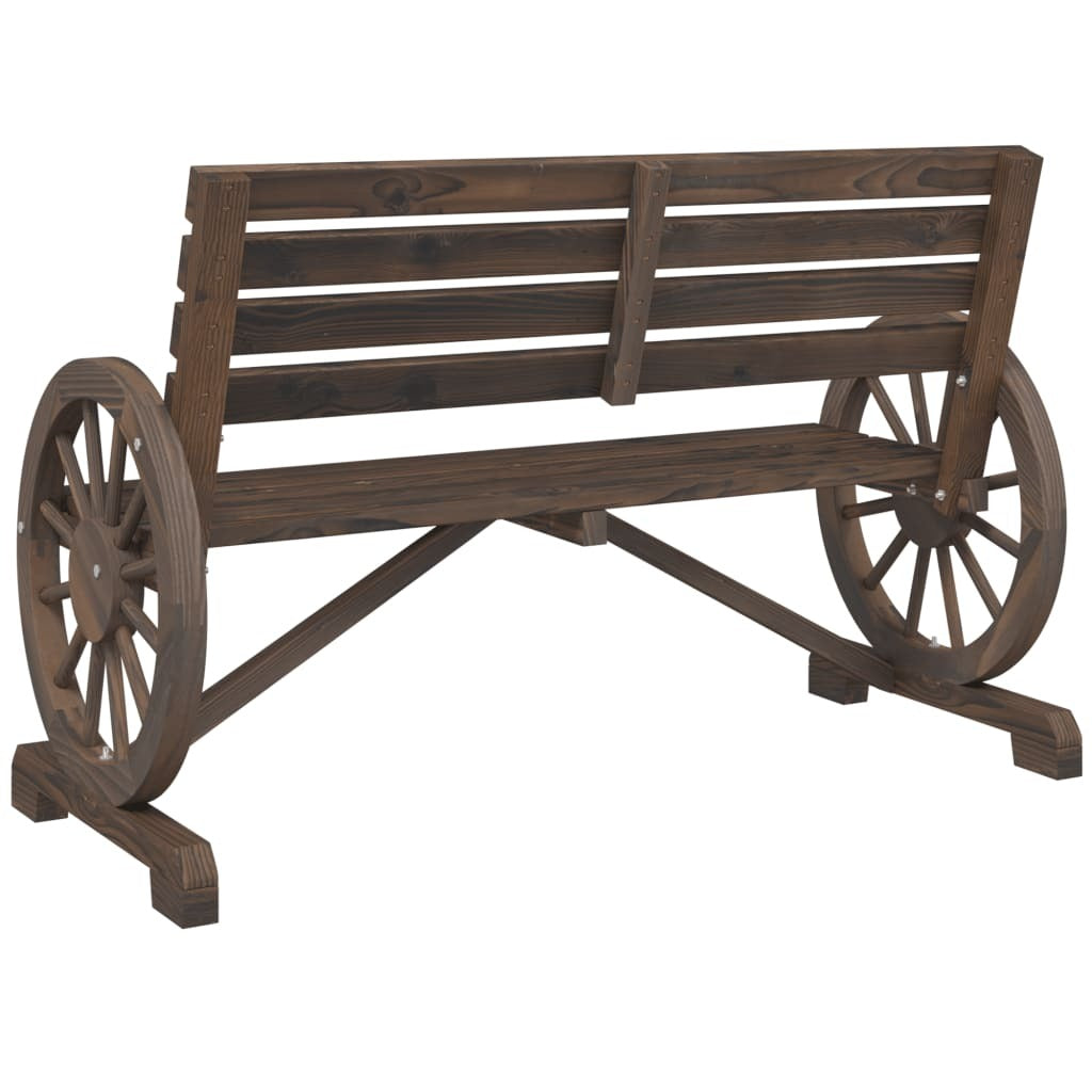 Patio Bench 2-Seater Solid Wood Fir