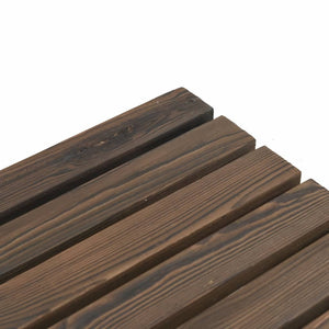 Patio Bench 2-Seater Solid Wood Fir