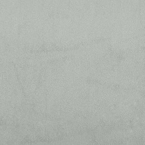 Bed Frame "Dover" Light Gray 39.4"x74.8" Velvet