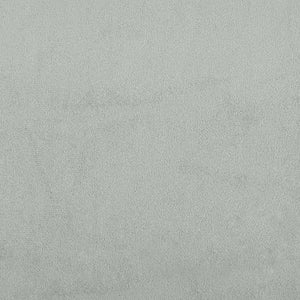 Bed Frame "Dover" Light Gray 76"x79.9" Velvet