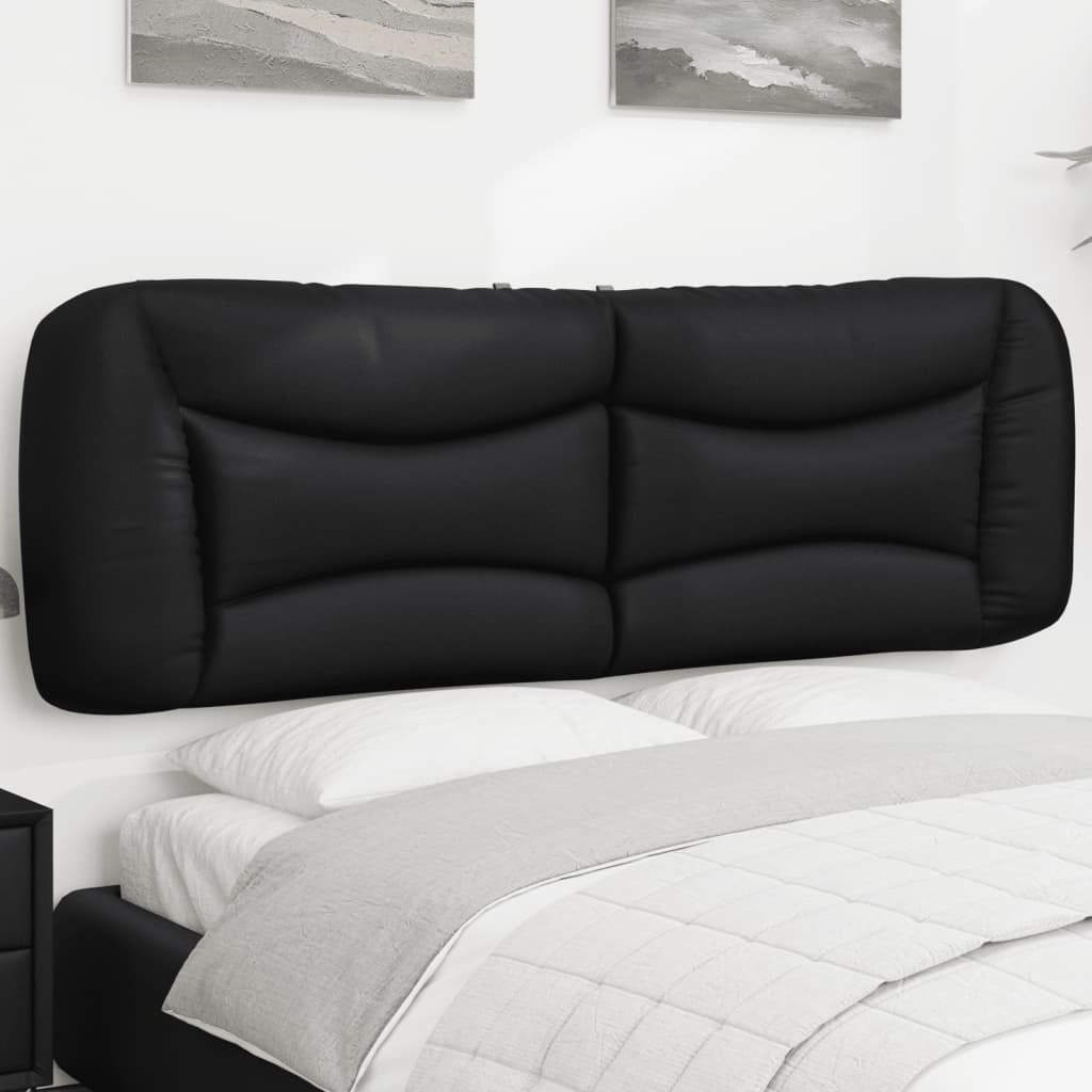 Headboard Cushion "Hvar" Black 59.8" Faux Leather