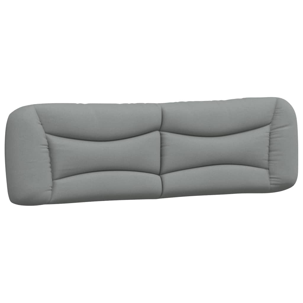 Headboard Cushion "Hvar" Light Gray 76" Fabric