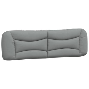 Headboard Cushion "Hvar" Light Gray 76" Fabric