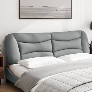 Headboard Cushion "Hvar" Light Gray 76" Fabric