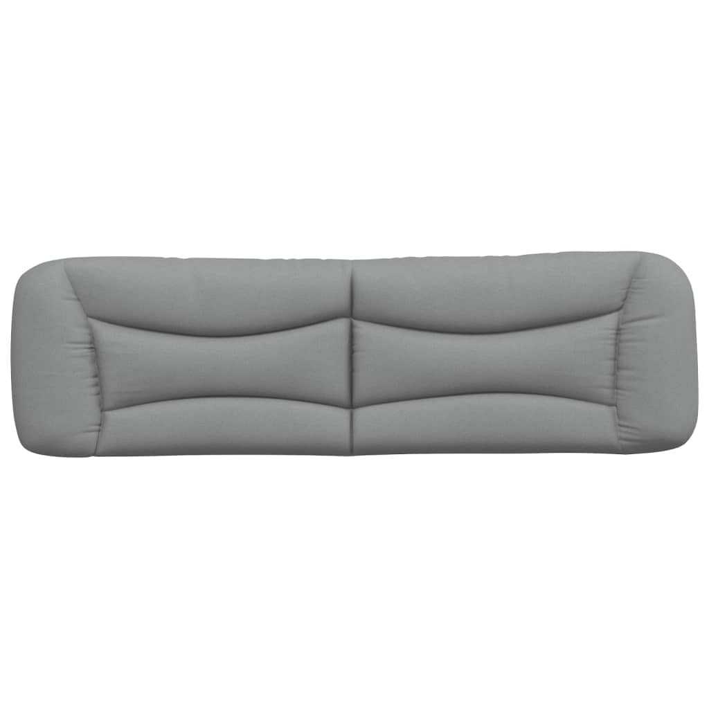 Headboard Cushion "Hvar" Light Gray 76" Fabric
