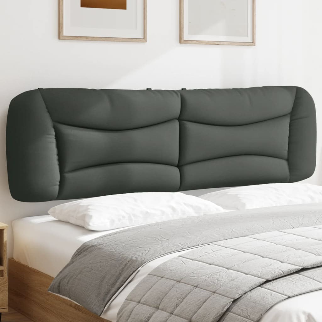 Headboard Cushion "Hvar" Dark Gray 76" Fabric