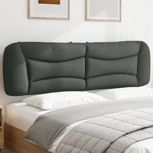Headboard Cushion "Hvar" Dark Gray 76" Fabric