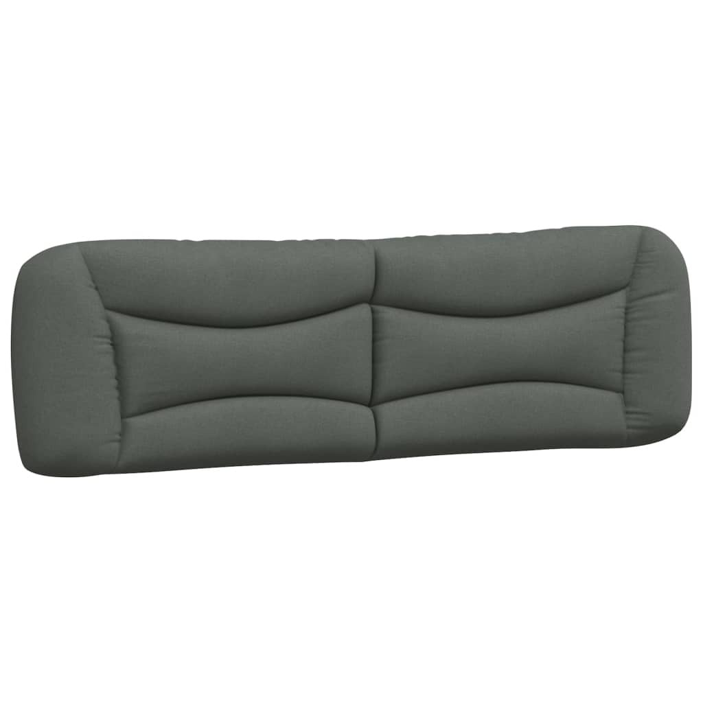 Headboard Cushion "Hvar" Dark Gray 76" Fabric