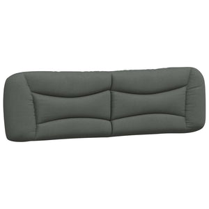 Headboard Cushion "Hvar" Dark Gray 76" Fabric