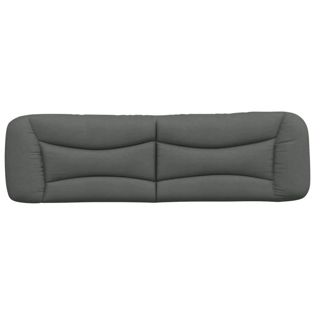 Headboard Cushion "Hvar" Dark Gray 76" Fabric