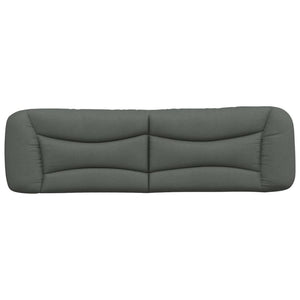 Headboard Cushion "Hvar" Dark Gray 76" Fabric