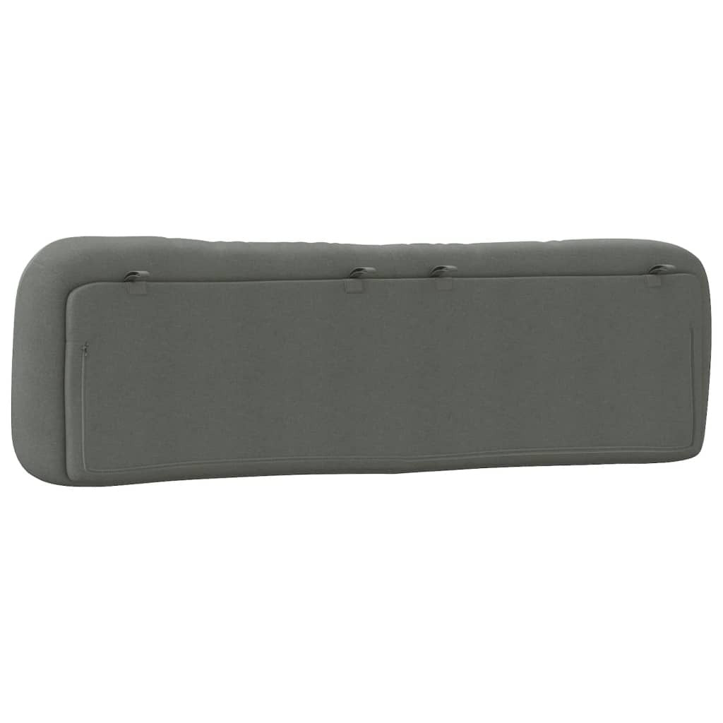 Headboard Cushion "Hvar" Dark Gray 76" Fabric