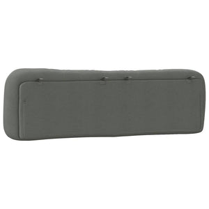 Headboard Cushion "Hvar" Dark Gray 76" Fabric