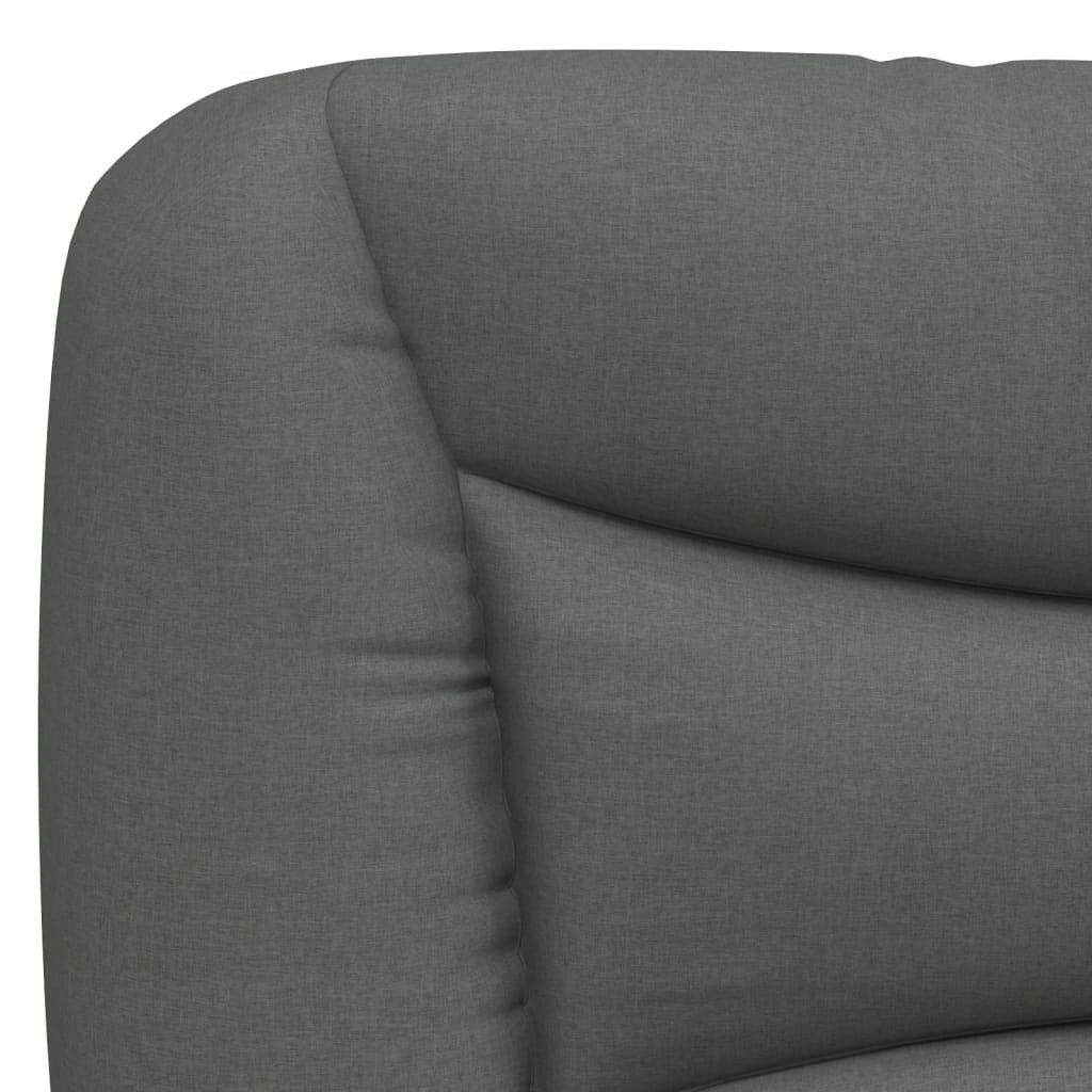 Headboard Cushion "Hvar" Dark Gray 76" Fabric
