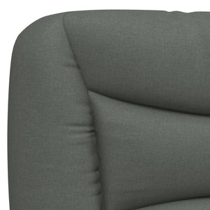 Headboard Cushion "Hvar" Dark Gray 76" Fabric