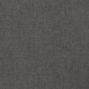 2-Seater Sofa Bed Dark Gray Fabric