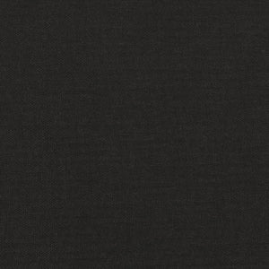 2-Seater Sofa Bed Black Fabric