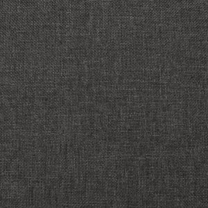 2-Seater Sofa Bed with Two Pillows Dark Gray Fabric